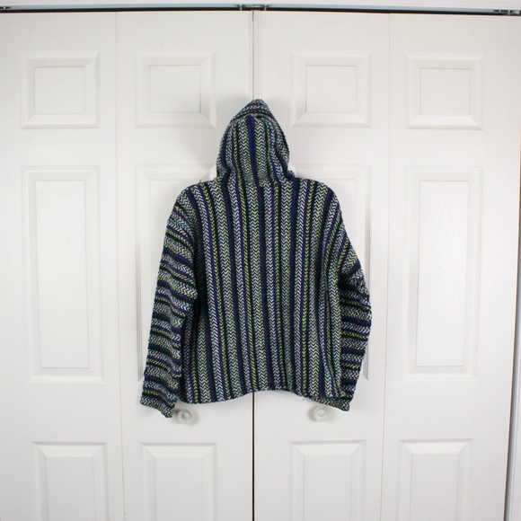 Baja Joe Hippie Drug Rug Pull Over Size S - Picture 3 of 8